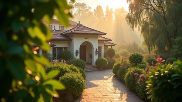 Séjournez dans un hôtel à Pornic au cœur de jardins luxuriants